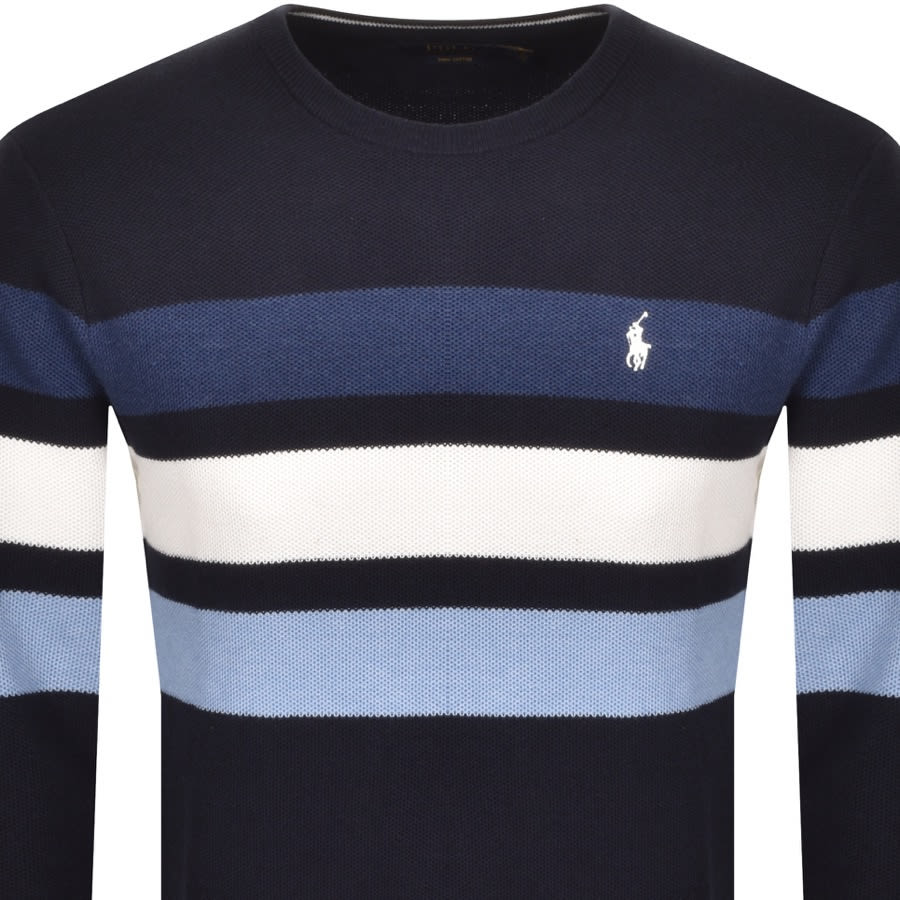 Alternative Image for ProductRalph Lauren Crew Neck Knit Jumper Navy2